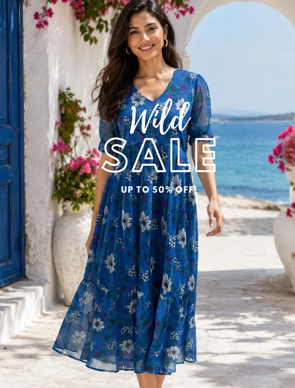 Full Flair Long Printed Maxi