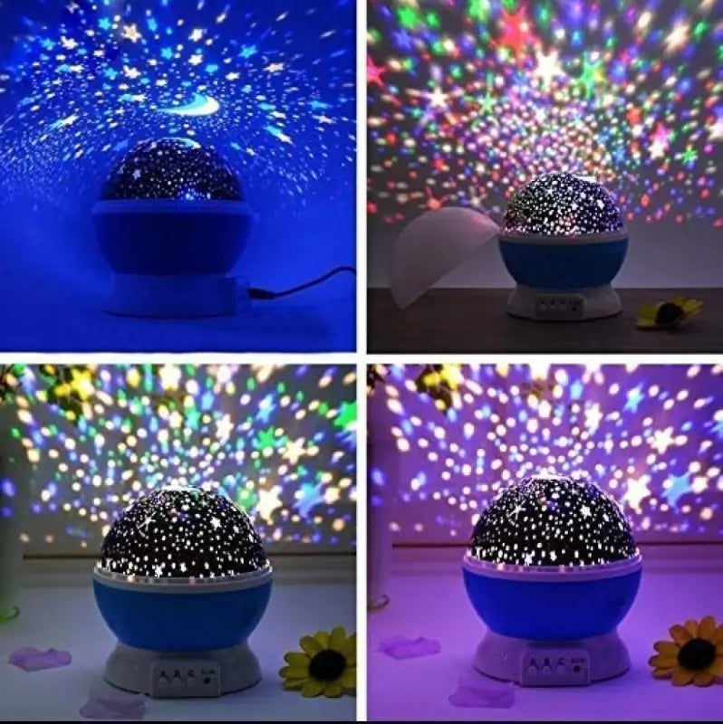 Star Master Moon & Galaxy Projector Night Lamp with Rotating LED Lights