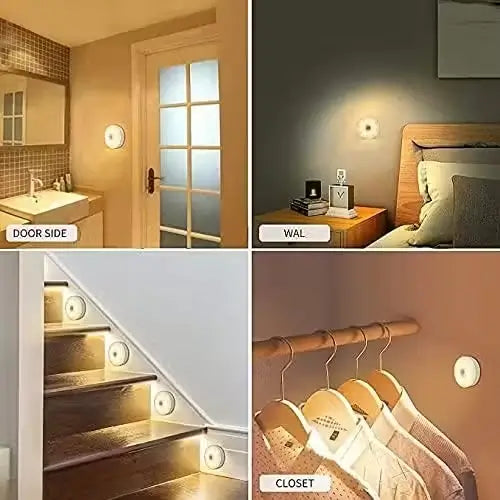 Motion Sensor LED Light – USB Rechargeable Home Light