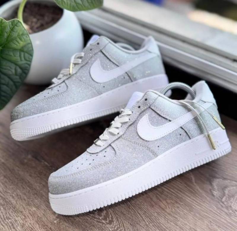 Nik_e Airforce 1 Low Jewelwhite sky star