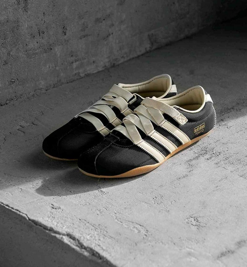 Adiidas Tokyo Mary Jane Core Black Cream Gold Metallic