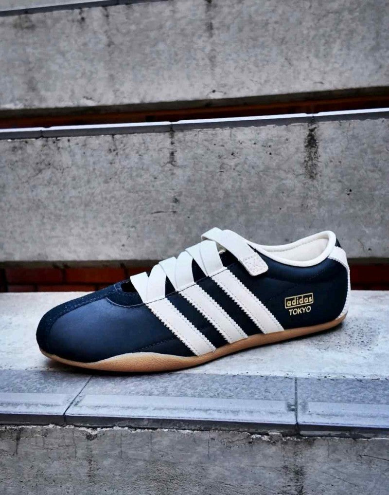 Adiidas Tokyo Mary Jane Core Black Cream Gold Metallic