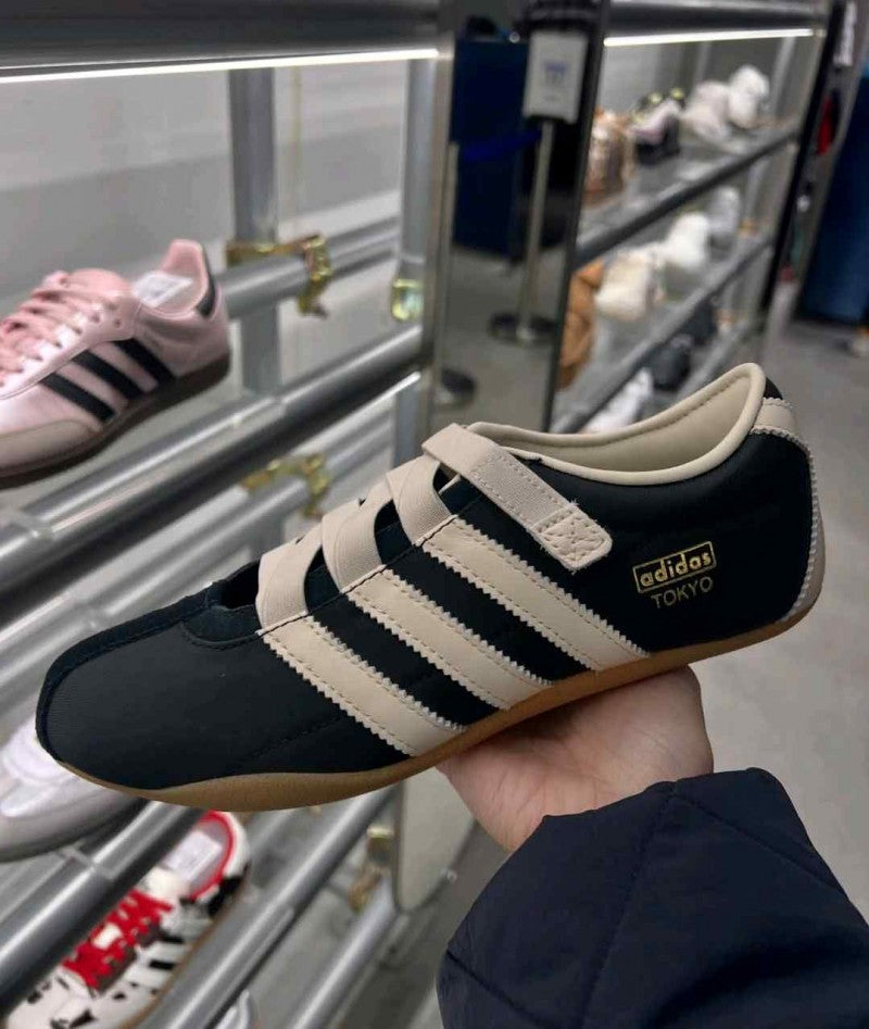Adiidas Tokyo Mary Jane Core Black Cream Gold Metallic