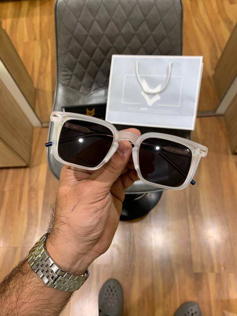 Mairo 107 white black SUNGLASSES