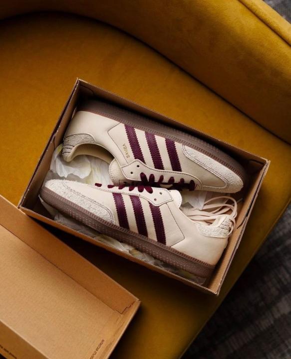 Adidaas Samba OG Men s Wonder White Maroon
