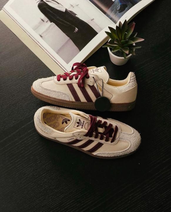 Adidaas Samba OG Men s Wonder White Maroon