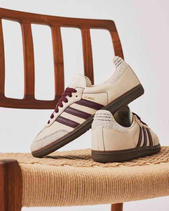 Adidaas Samba OG Men s Wonder White Maroon