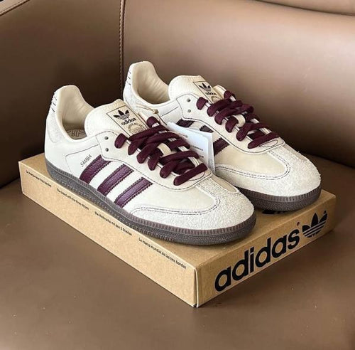 Adidaas Samba OG Men s Wonder White Maroon