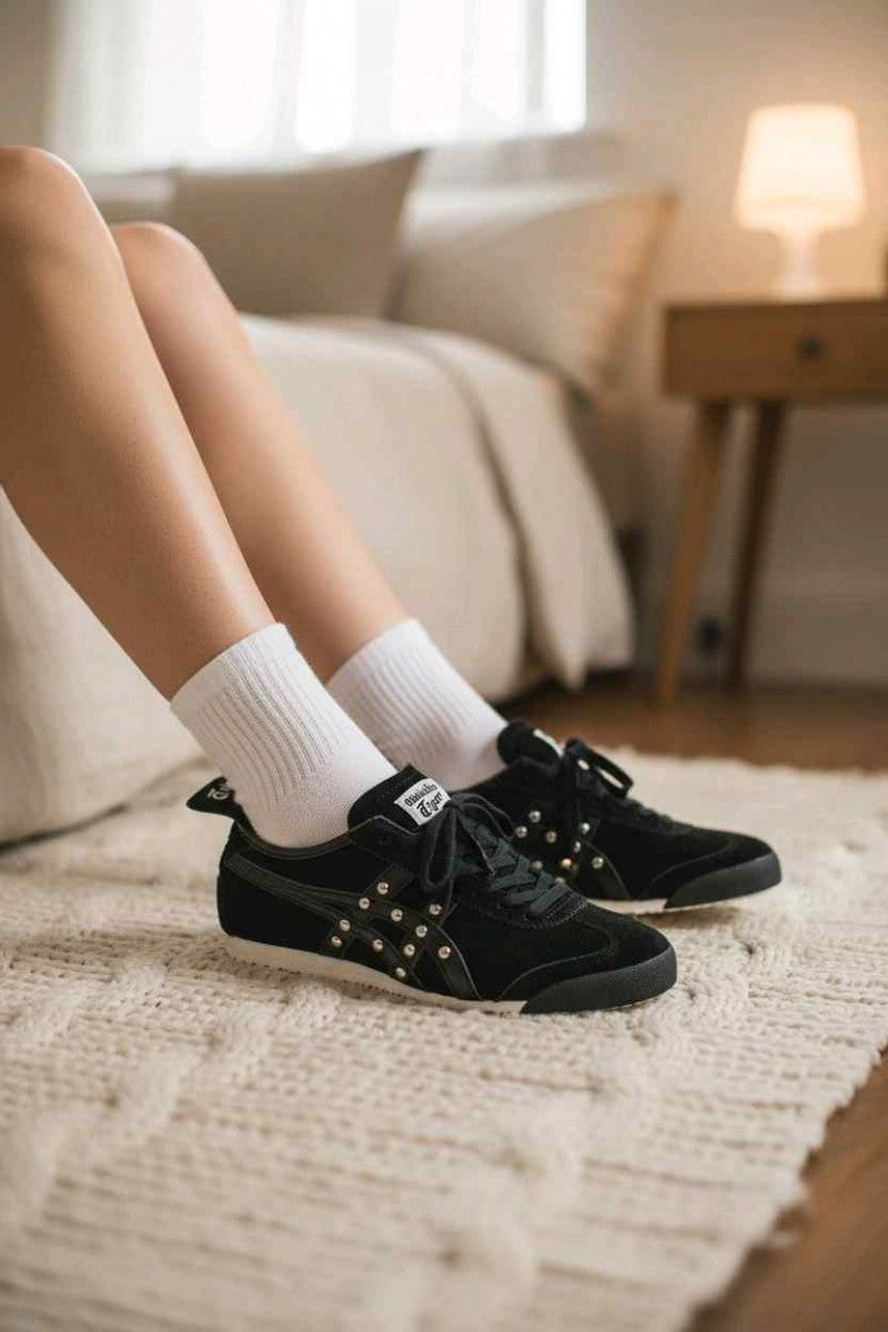 Onitskaa tiger Mexico 66 SD Crystal black suede