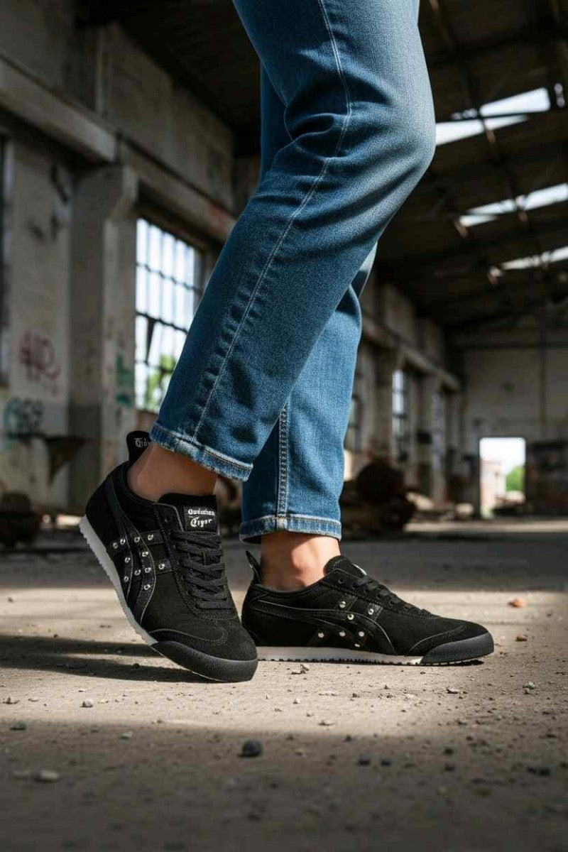 Onitskaa tiger Mexico 66 SD Crystal black suede
