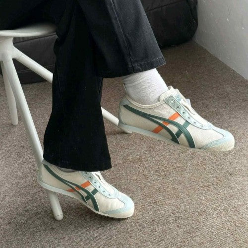Onitsukaa Tigerr Mexico 66 Slip On Cream Green 1253