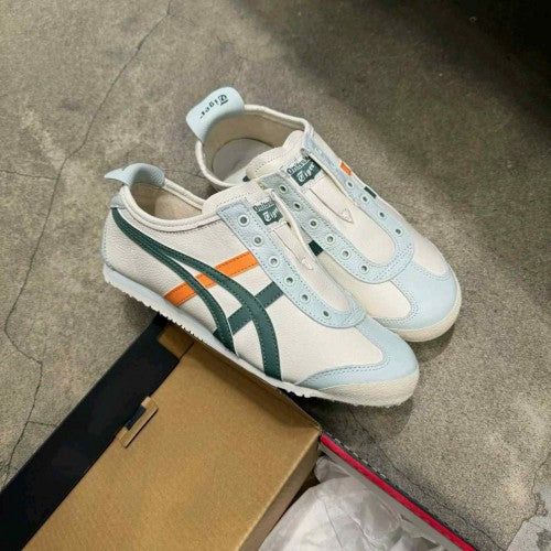 Onitsukaa Tigerr Mexico 66 Slip On Cream Green 1253