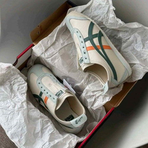 Onitsukaa Tigerr Mexico 66 Slip On Cream Green 1253
