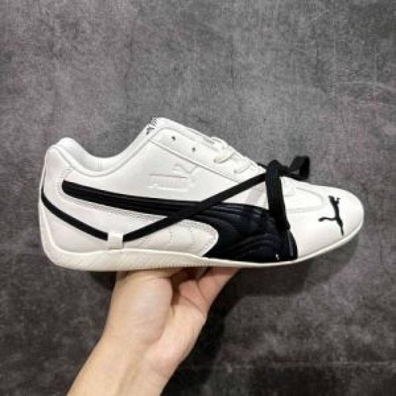 Pumma Speedcat X Rose PRM White Black For Womens With All Accessories
