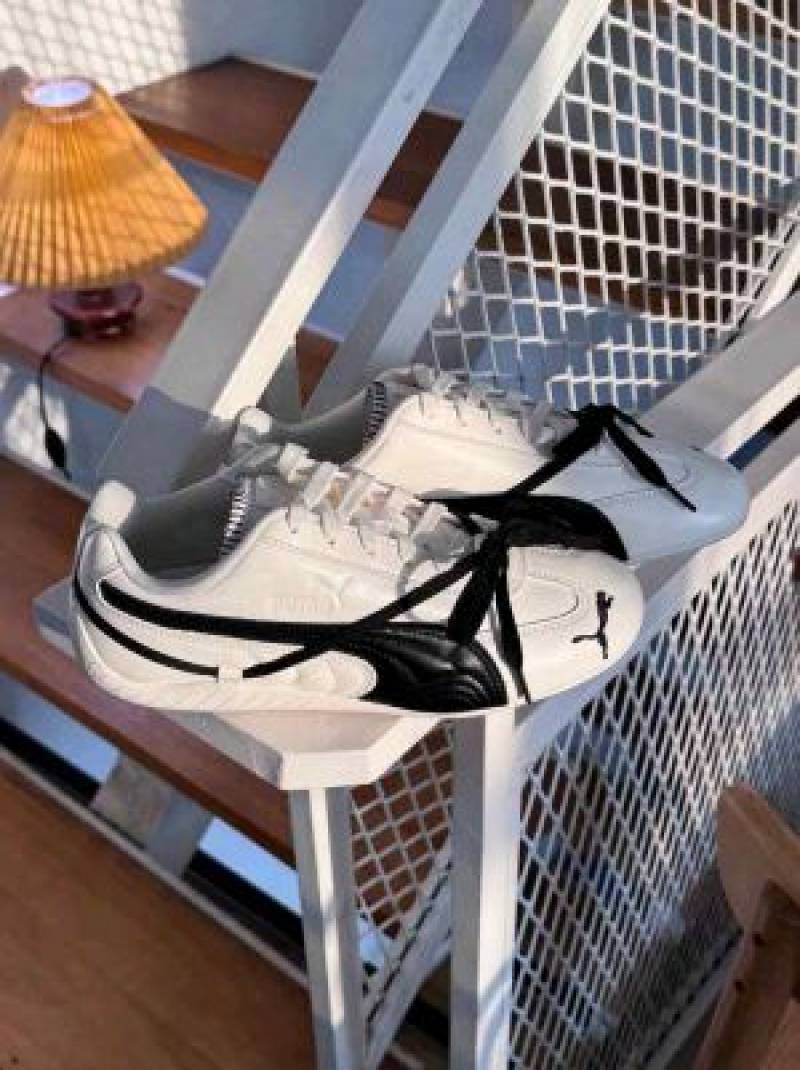Pumma Speedcat X Rose PRM White Black For Womens With All Accessories