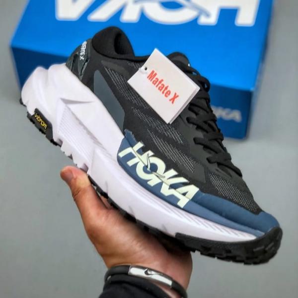 Hoka Mafate X Trail Runners Black blue Men’s Shoe