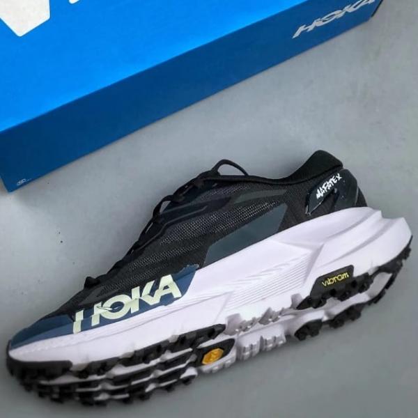 Hoka Mafate X Trail Runners Black blue Men’s Shoe