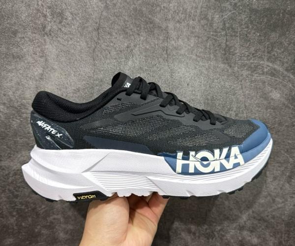 Hoka Mafate X Trail Runners Black blue Men’s Shoe
