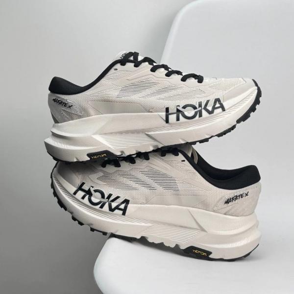Hoka Mafate X Trail Runners White Men’s Shoe