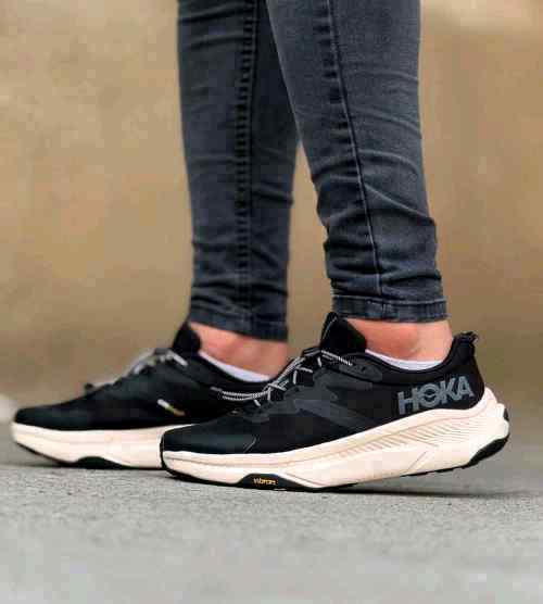 HOKA Transport Black Sneakers