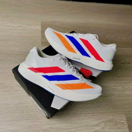 Adidass Adizero Evo SL Cloud White Lucid Red Blue