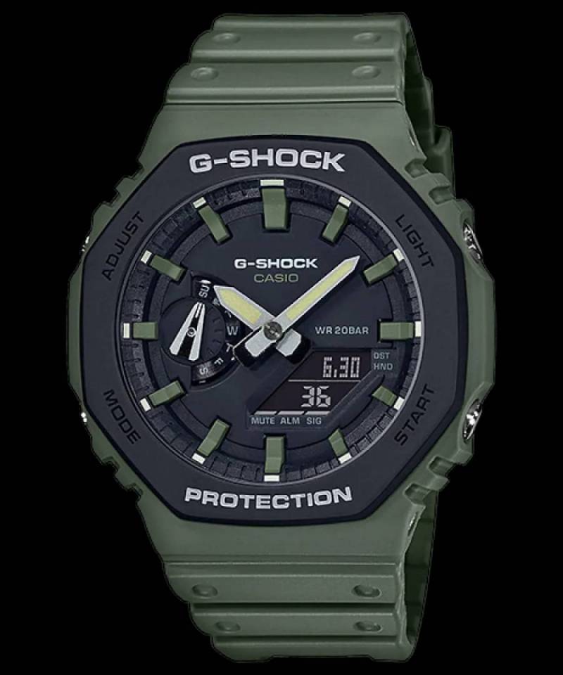 Casio G Shock Ga2100 full green