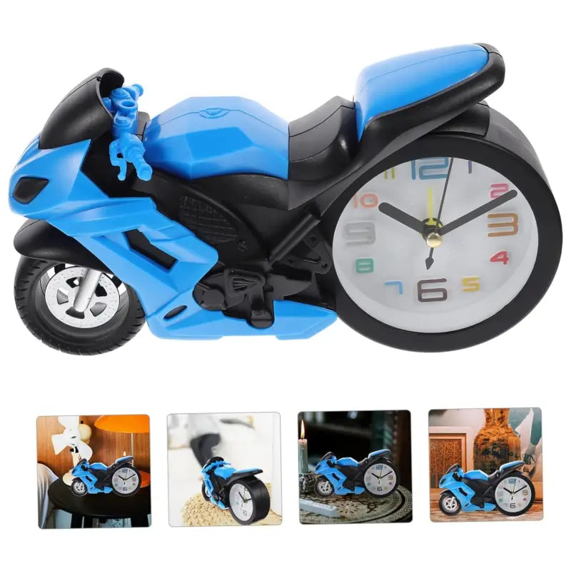 Retro Motorcycle Engine Style Alarm Clock