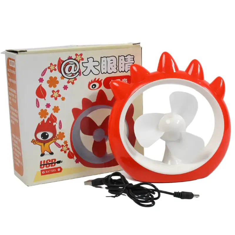Mini USB Rechargeable Desktop Fan – Portable Quiet Cooling Fan for Home, Office, Study Table & Travel