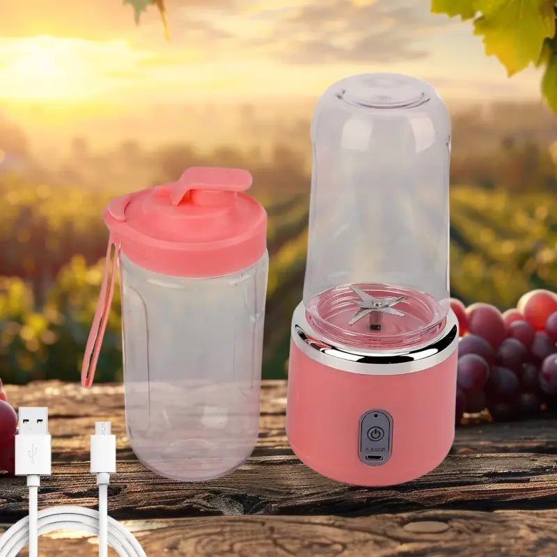 Portable USB Rechargeable Juicer Blender – 520ml Personal Smoothie Maker for Juices, Shakes & Smoothies