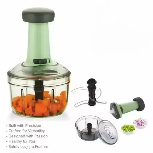 Chopper Manual Chopper Large 650 ml Quick & Powerful Hand Held Food Chopper