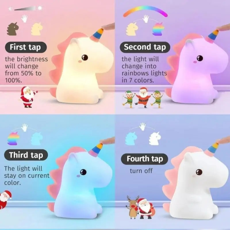 Unicorn Silicon Night Lamp