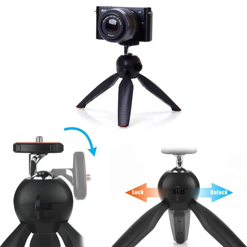 Universal Mini Tripod Gimbal for Smartphones and Cameras Compact, Lightweight, and Adjustable