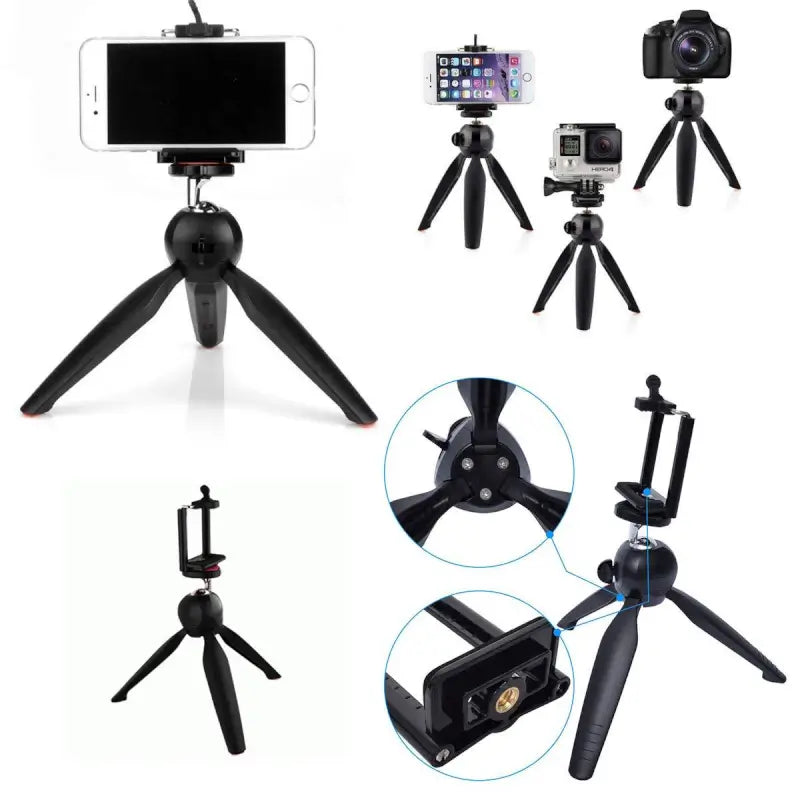 Universal Mini Tripod Gimbal for Smartphones and Cameras Compact, Lightweight, and Adjustable