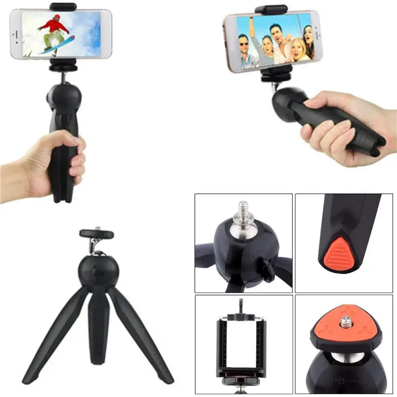 Universal Mini Tripod Gimbal for Smartphones and Cameras Compact, Lightweight, and Adjustable