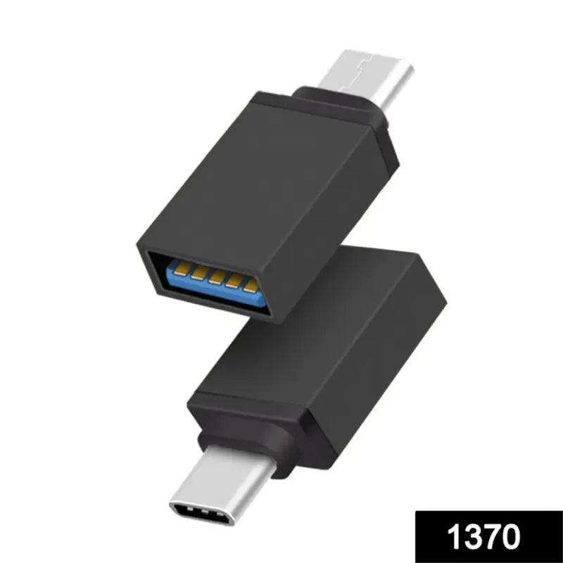 Type-C OTG Adapter - Micro USB to USB-C Converter for Data Transfer & Charging