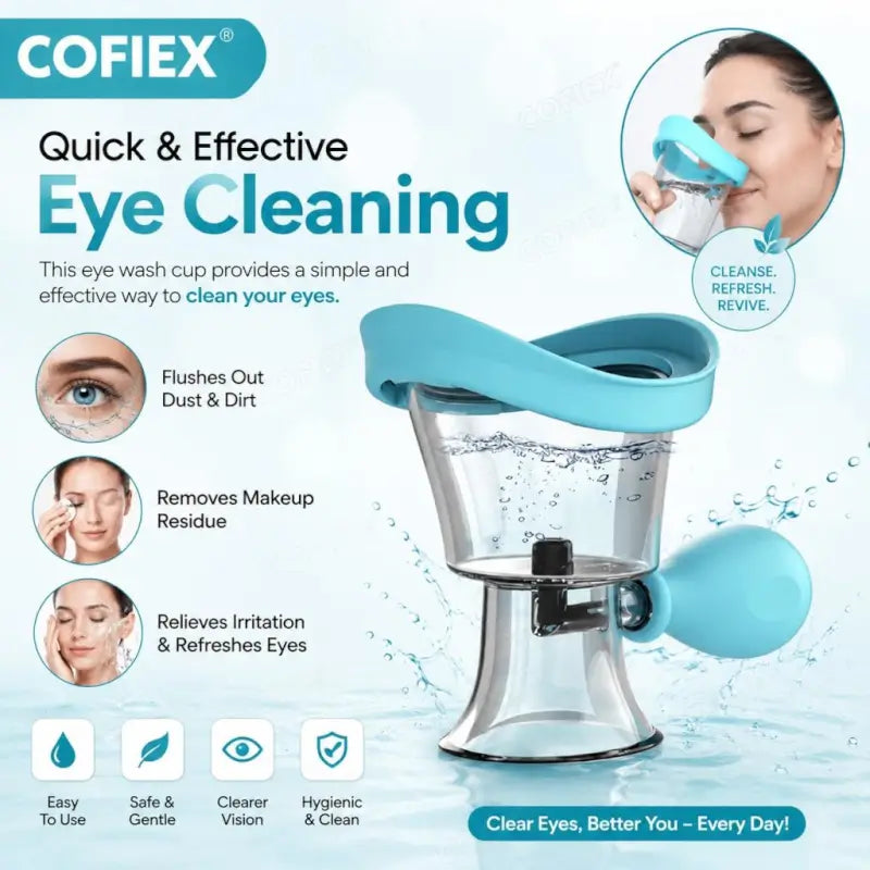 Eye Wash Cup – Reusable Personal Eye Rinse Cup with Soft Grip Handle for Home & Personal Care ( default, OS )