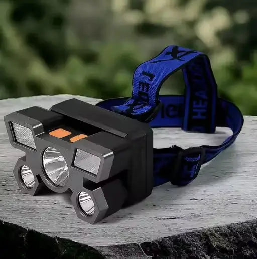 Original 5 LED USB Rechargeable Headlamp – Outdoor Headlight