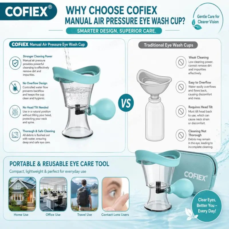 Eye Wash Cup – Reusable Personal Eye Rinse Cup with Soft Grip Handle for Home & Personal Care ( default, OS )