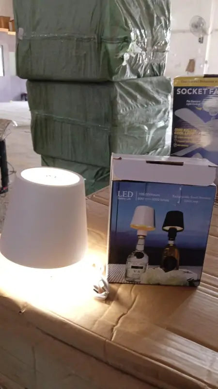 LED Dimmable Bottle Lamp – Wireless USB Table Lamp