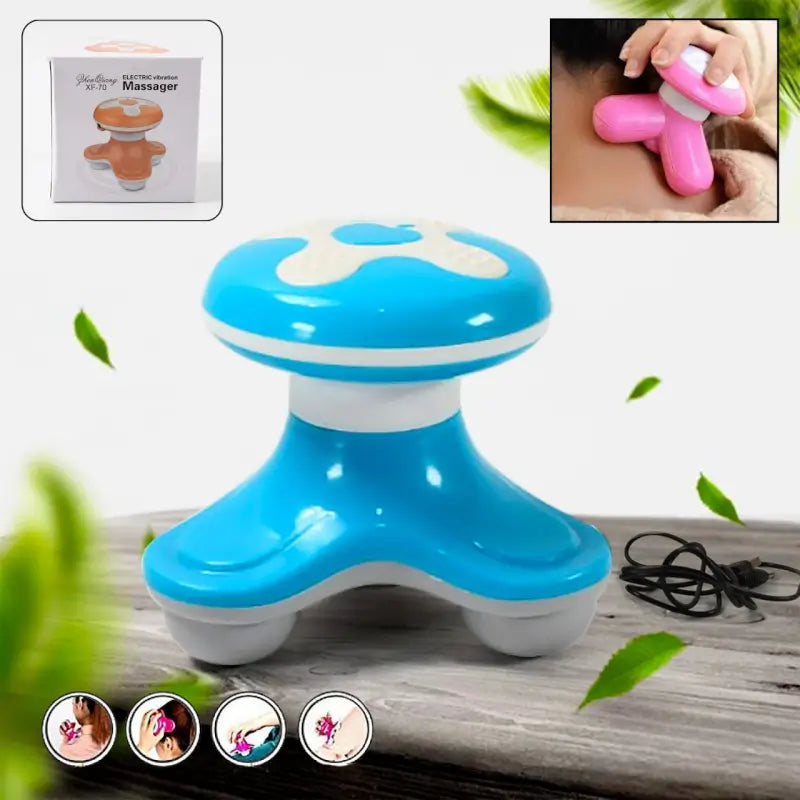 Multifunctional Mini Massager, Triangle Electric USB Massager, Automatic Switch, Relieve Fatigue, As a Gift (1 Pc / Battery Not Included)