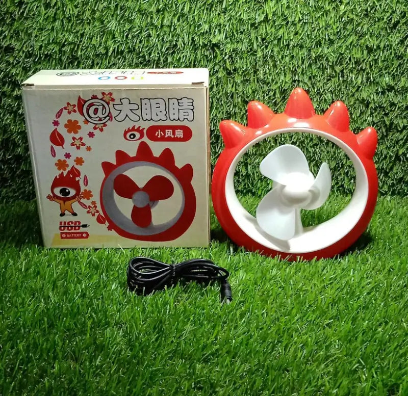 Mini USB Rechargeable Desktop Fan – Portable Quiet Cooling Fan for Home, Office, Study Table & Travel