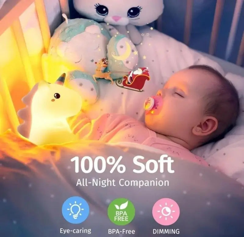 Unicorn Silicon Night Lamp