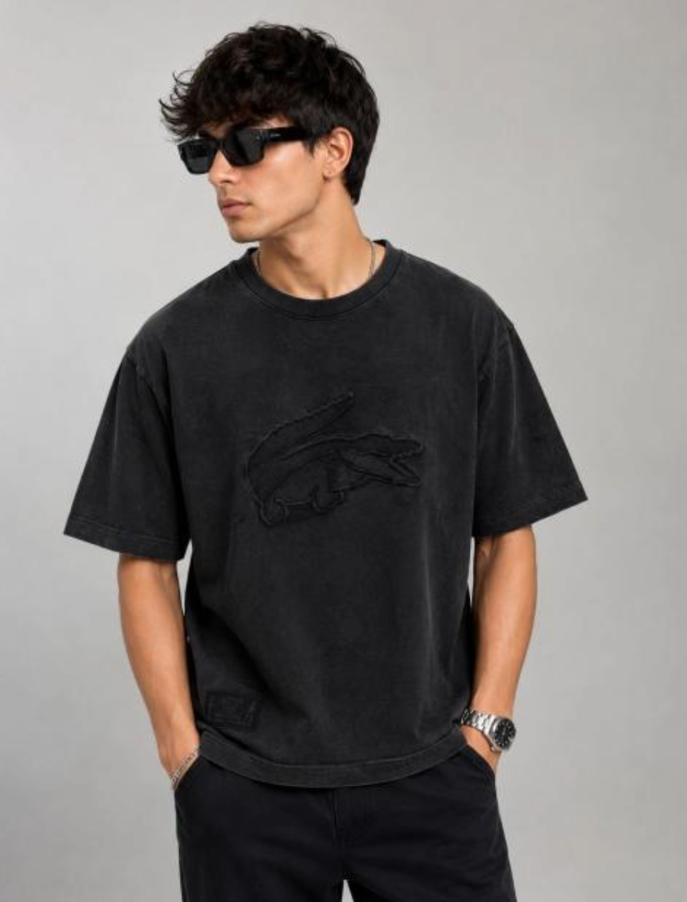 Lacost_ Premium Acid Wash T-Shirts 2478