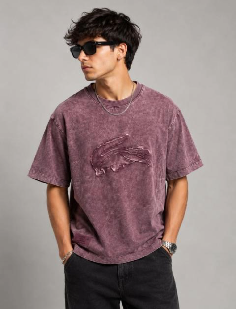 Lacost_ Premium Acid Wash T-Shirts 2478 (Copy)