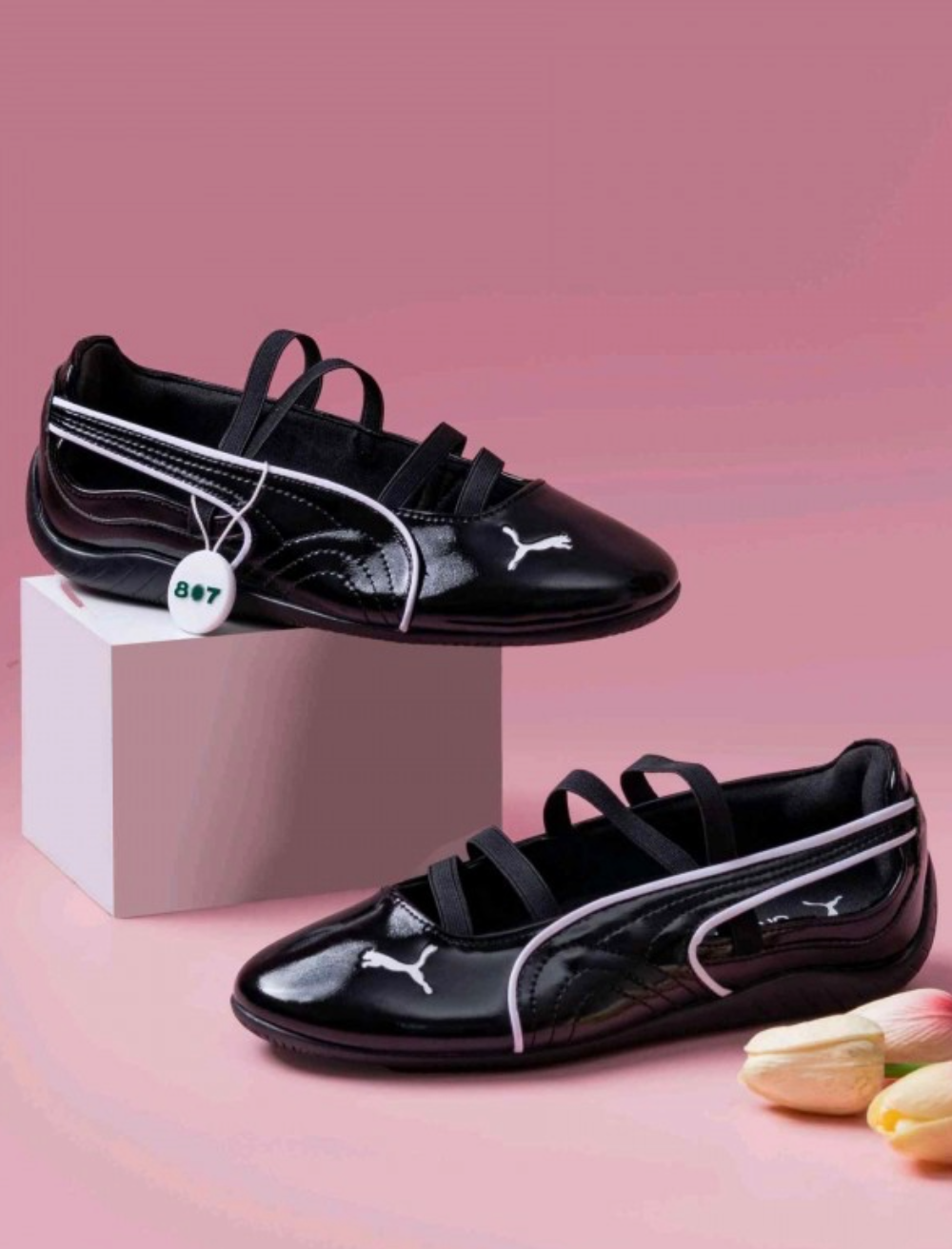 Pummaa. Speedcat Ballet Glossy Black