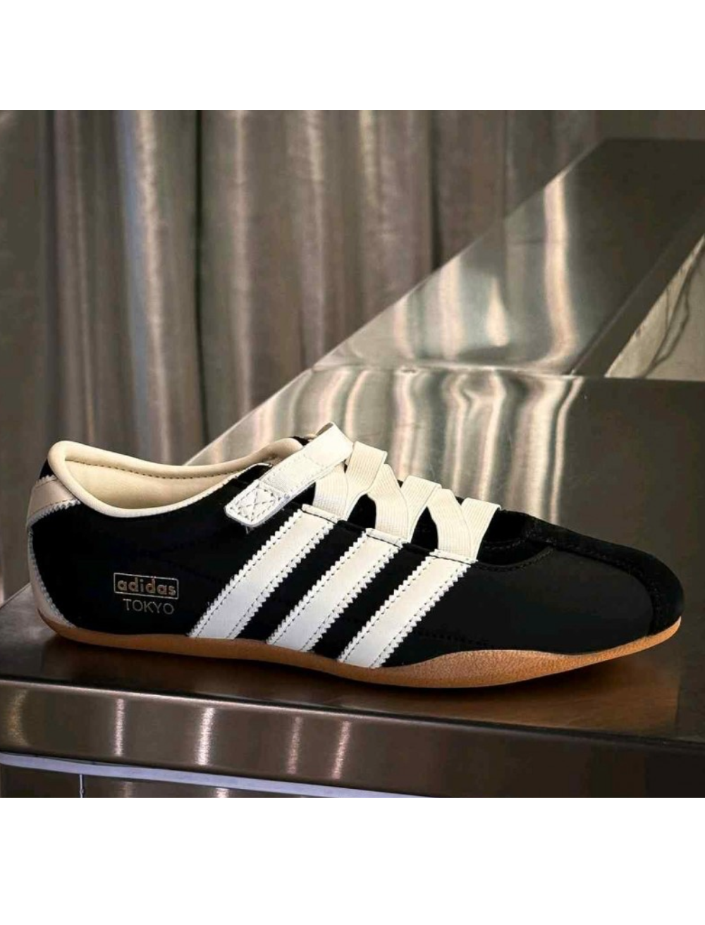Adiidas Tokyo Mary Jane Core Black Cream Gold Metallic