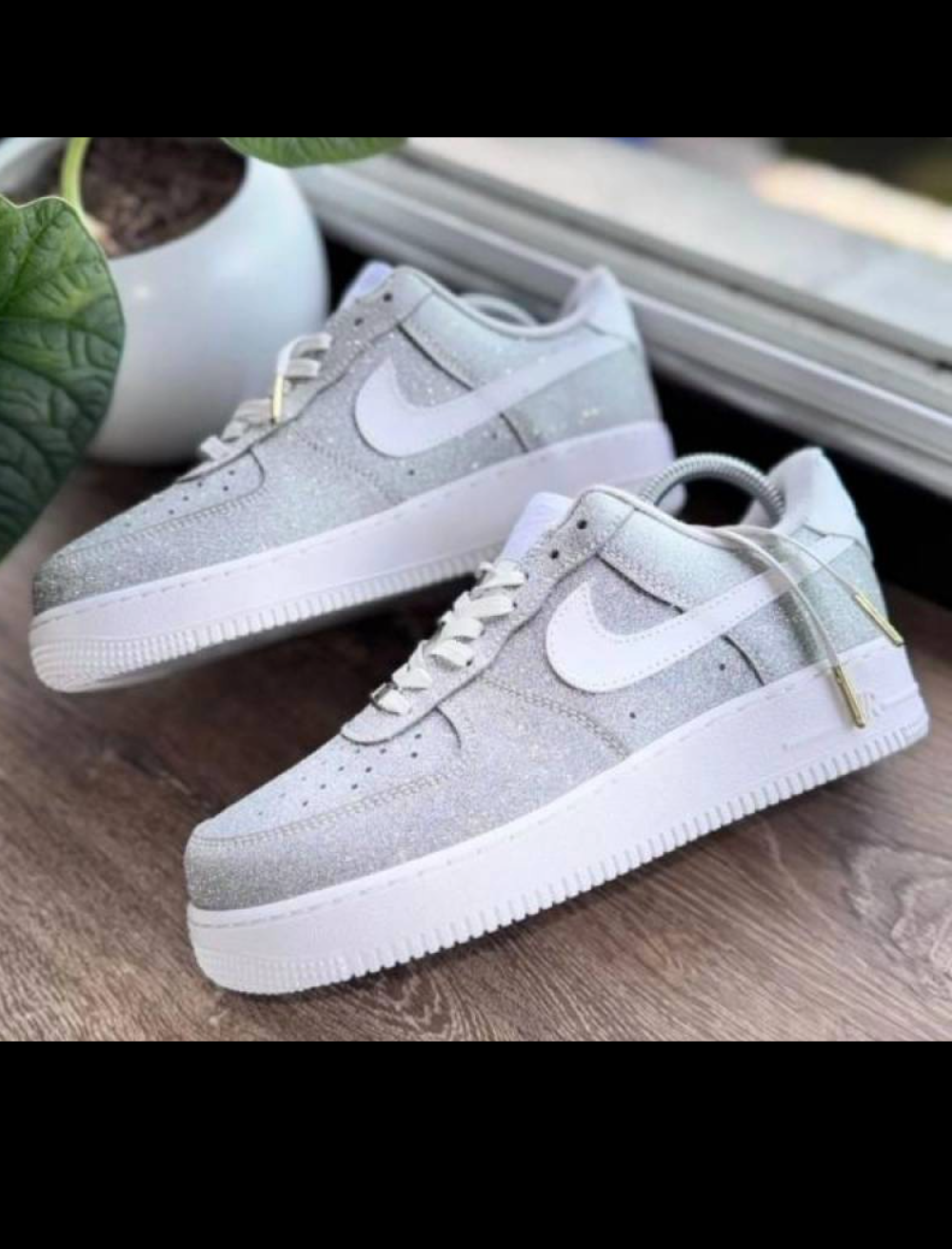 Nik_e Airforce 1 Low Jewelwhite sky star