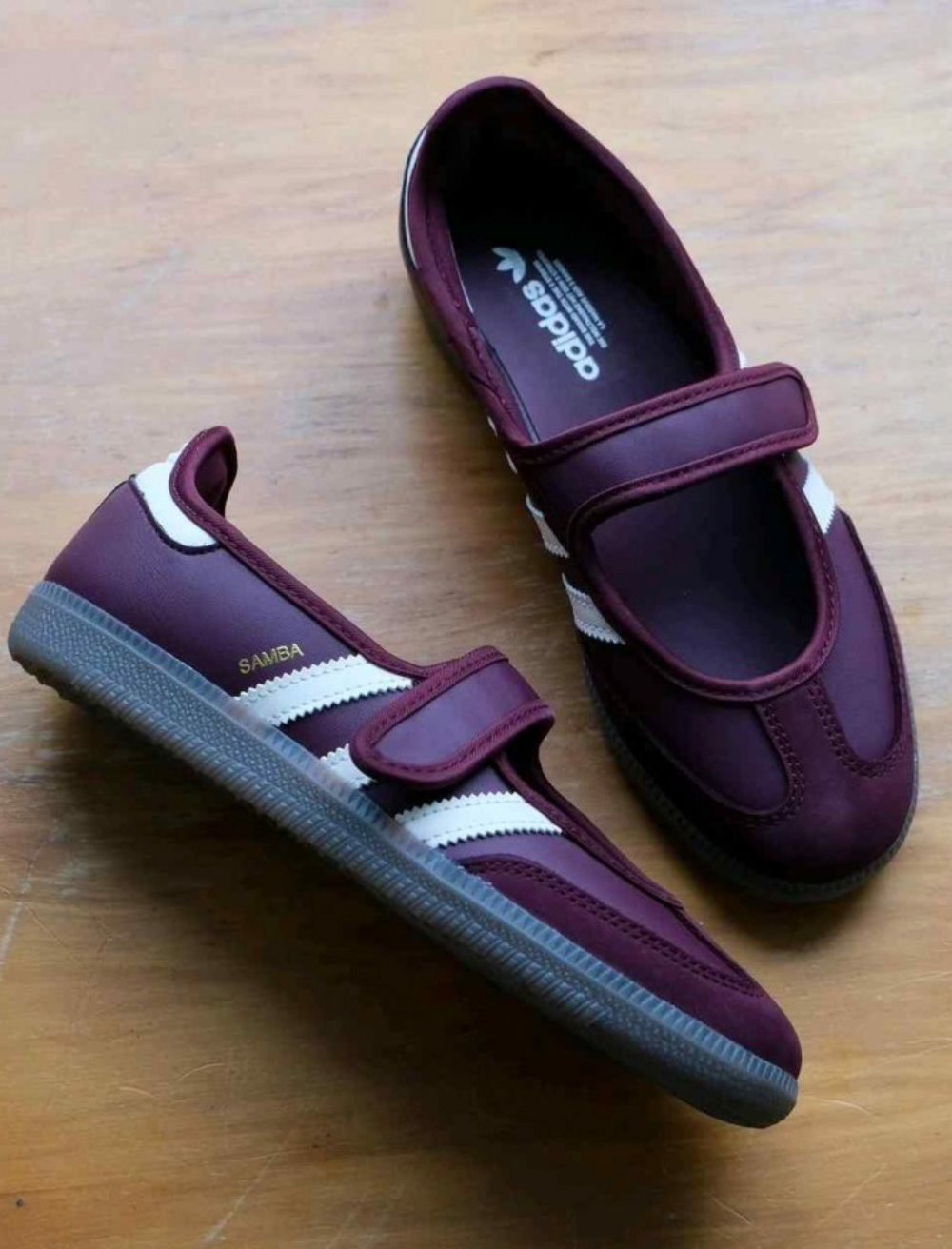 Adiidas Samba Mary Jane Maroon