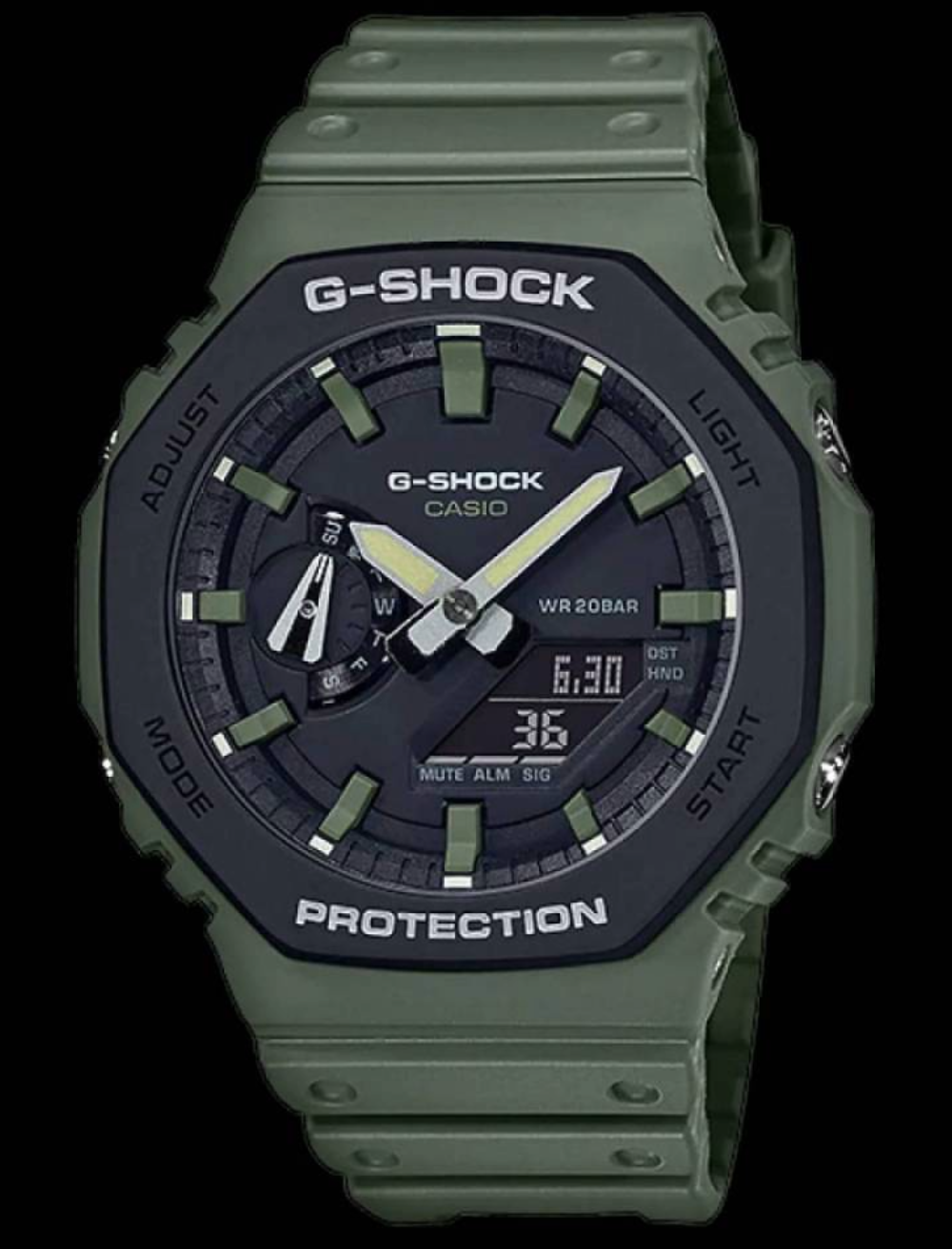 Casio G Shock Ga2100 full green