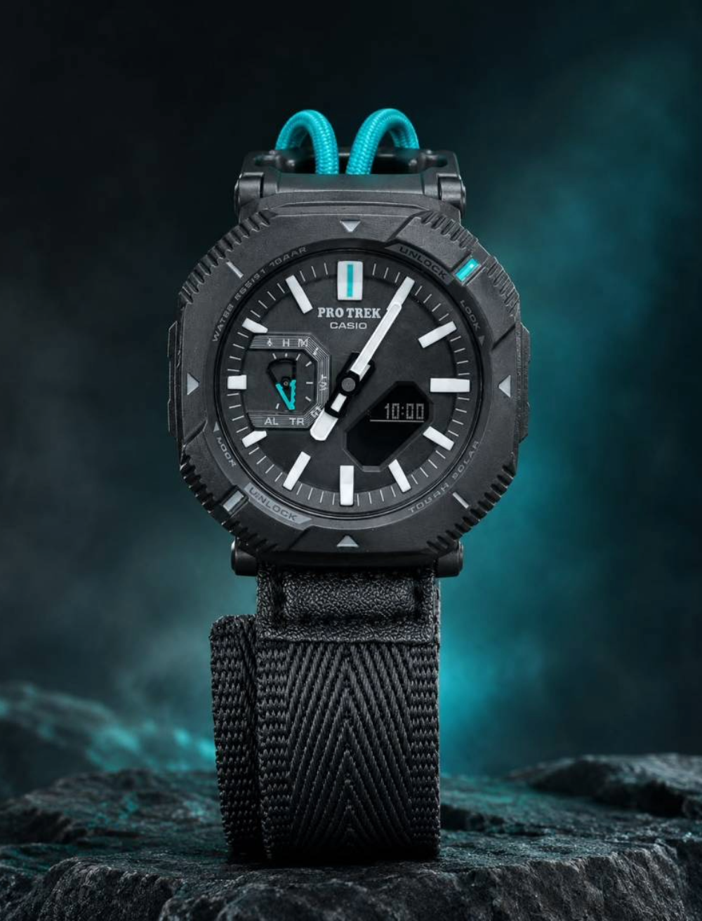 Casio Pro Trek PRJ-B001B-2 black white sky blue